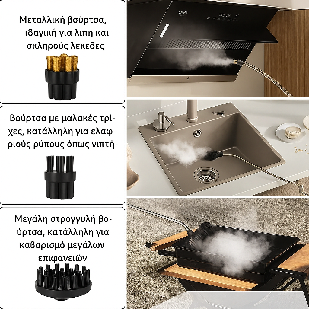 Ατμοκαθαριστής Pro – Ισχυρός Ατμός Παντού!