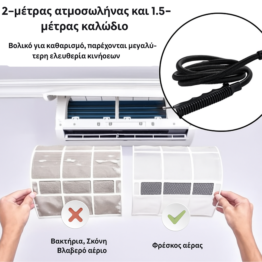 Ατμοκαθαριστής Pro – Ισχυρός Ατμός Παντού!